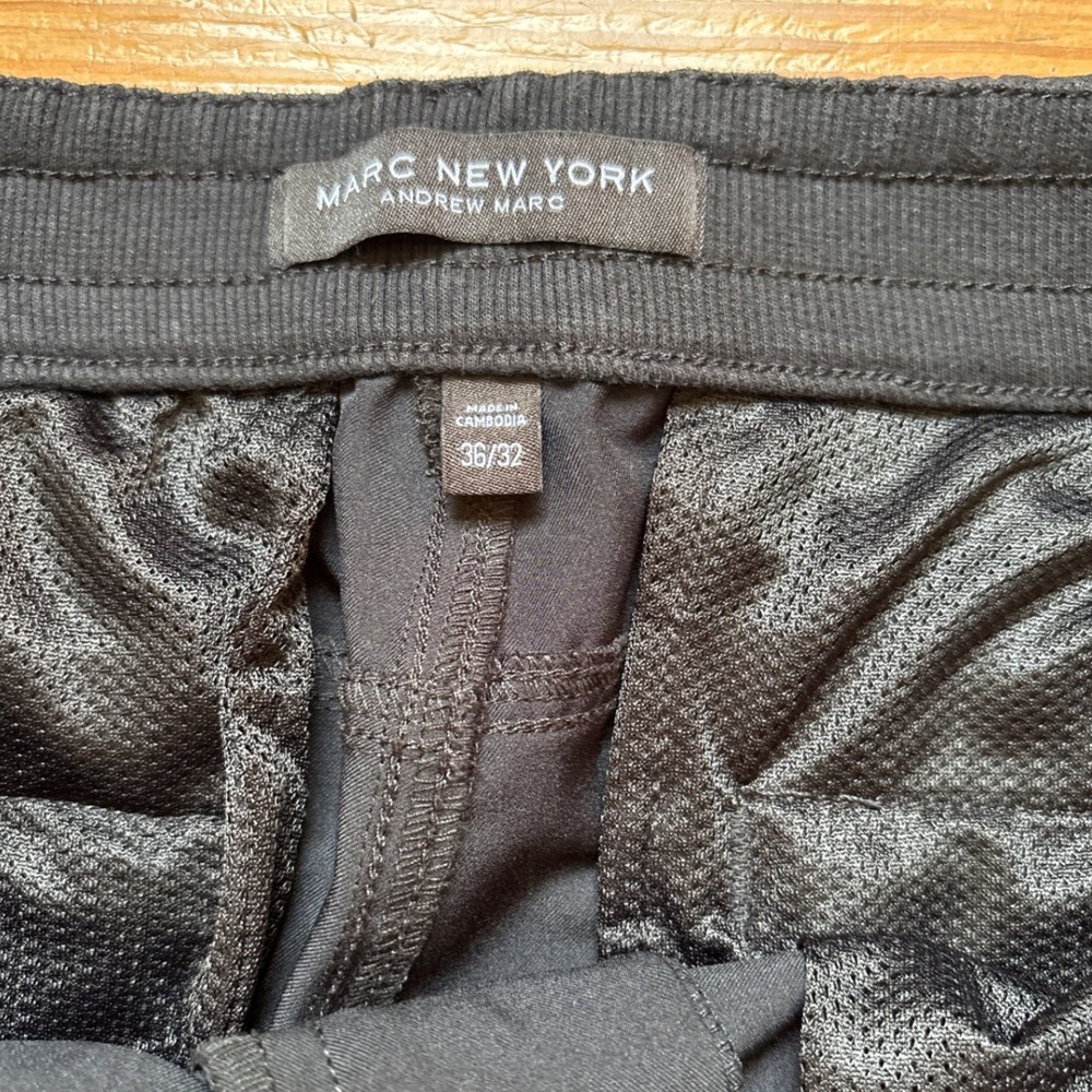 Marc New York Performance Pants Mens Navy Excellent Stretch Commuter SIZE 36/32 - Picture 4 of 8